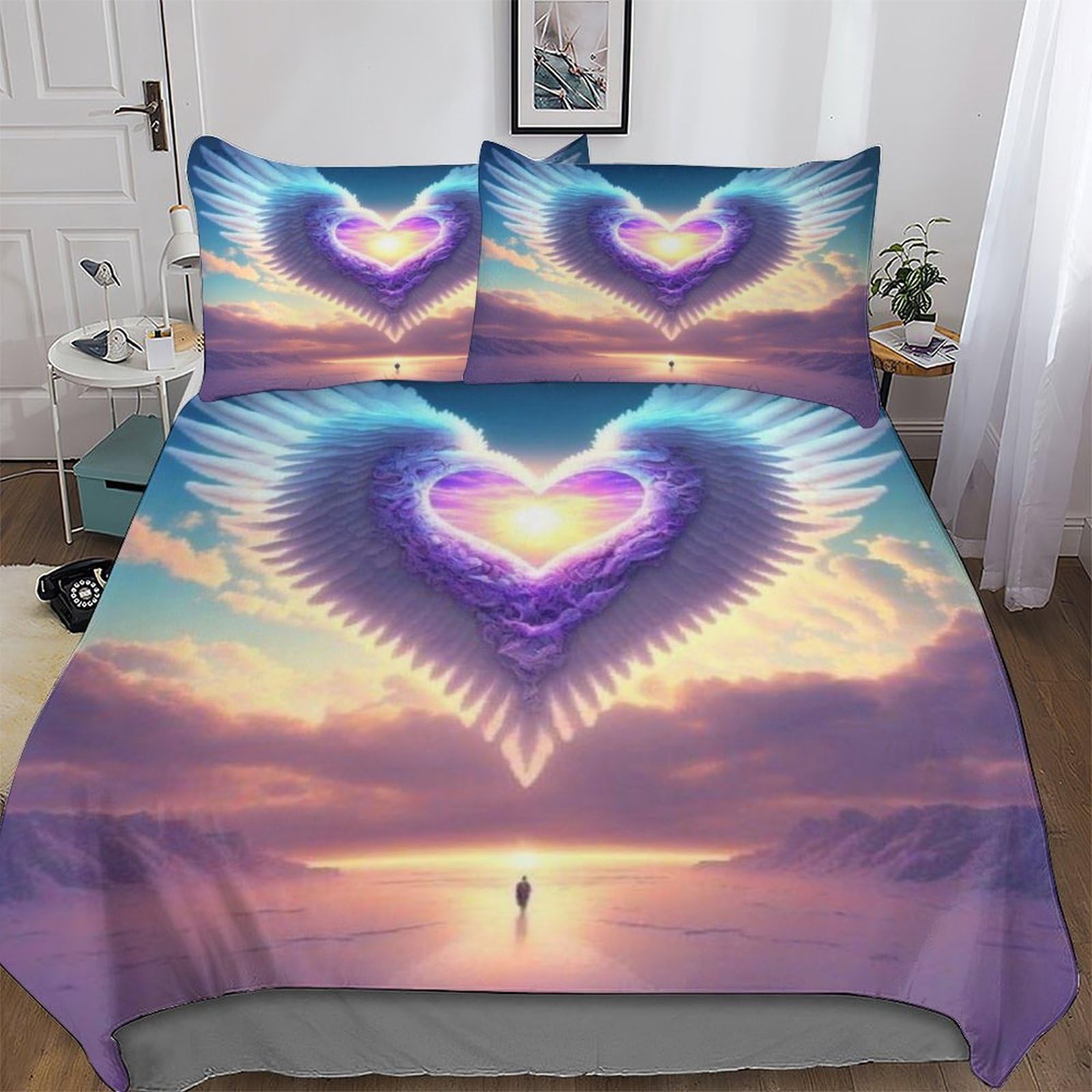 Parure de lit microfibre douce pour enfants taille King 220x240