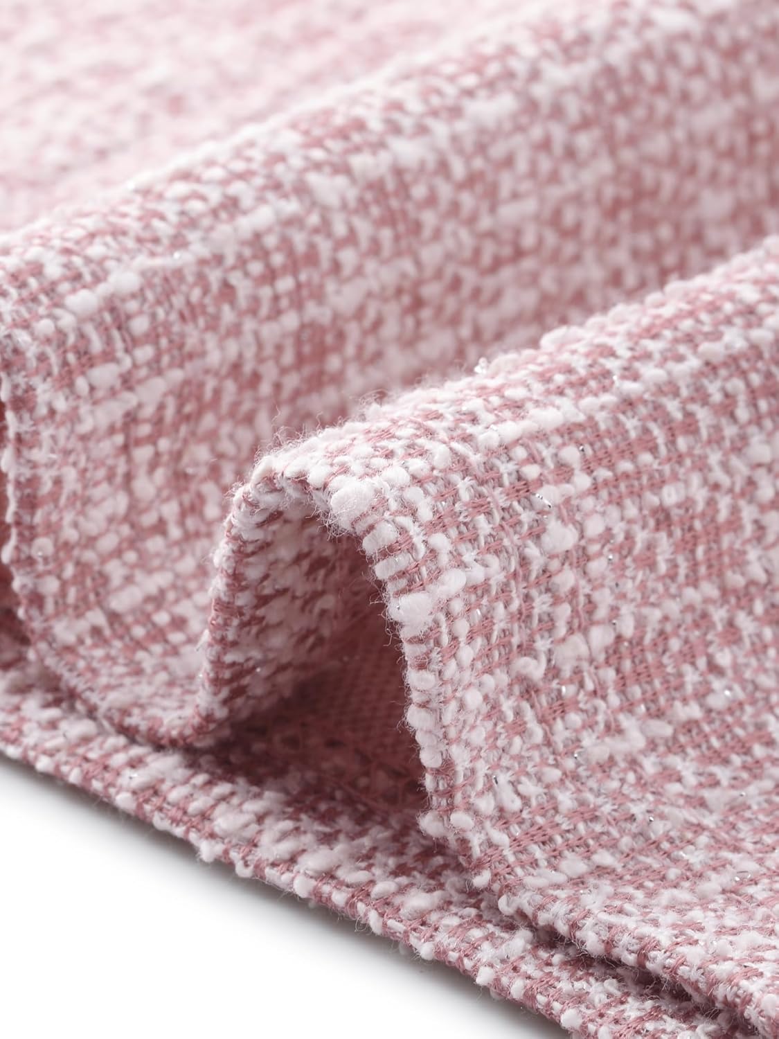 Allegra K Tweed Dress for Women's Fall Elegant Boat Neck 3/4 Sleeve 2025 Work Dress - Image 5