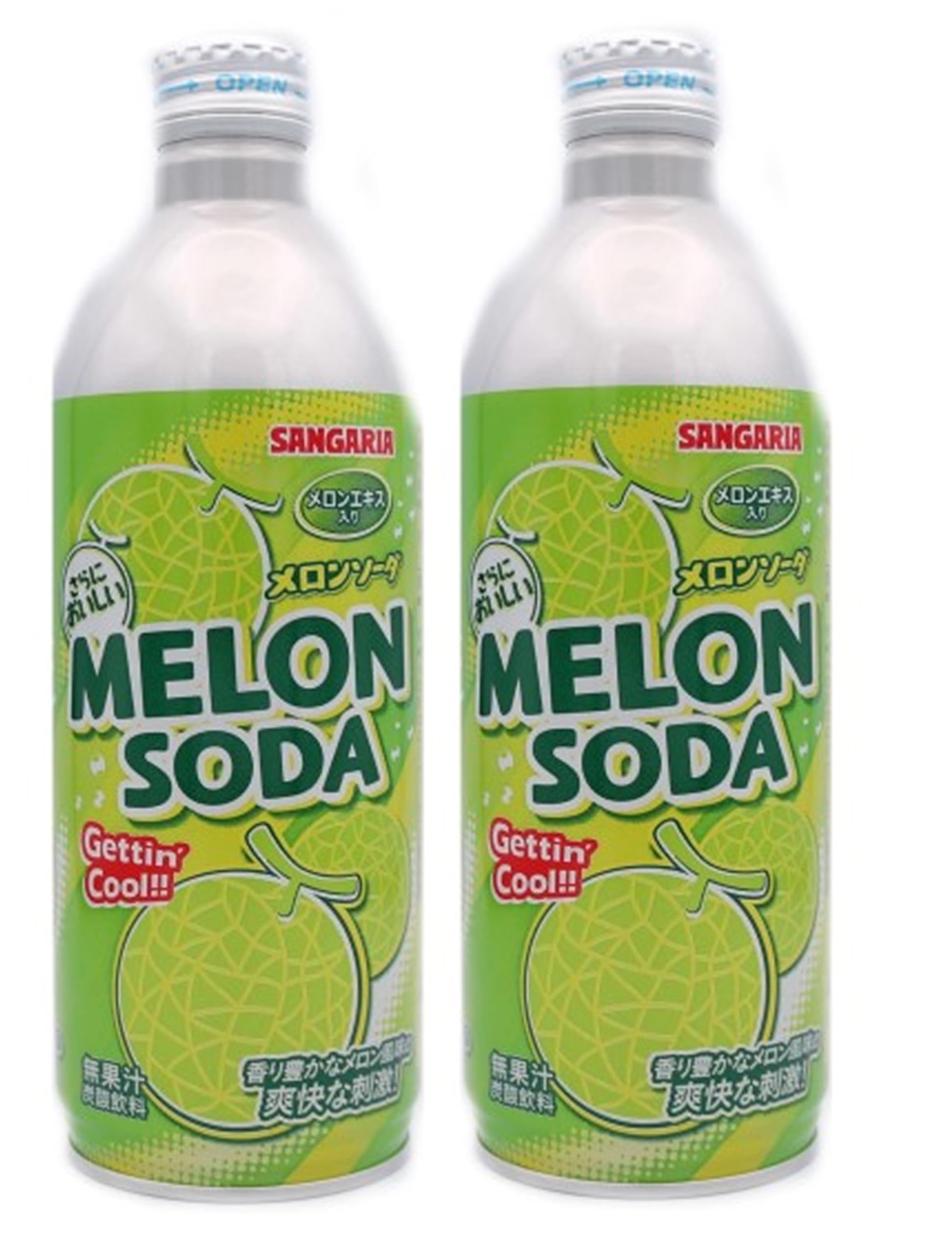 Generic Sangaria Melon Soda Bottle 500G (Pack of 2)