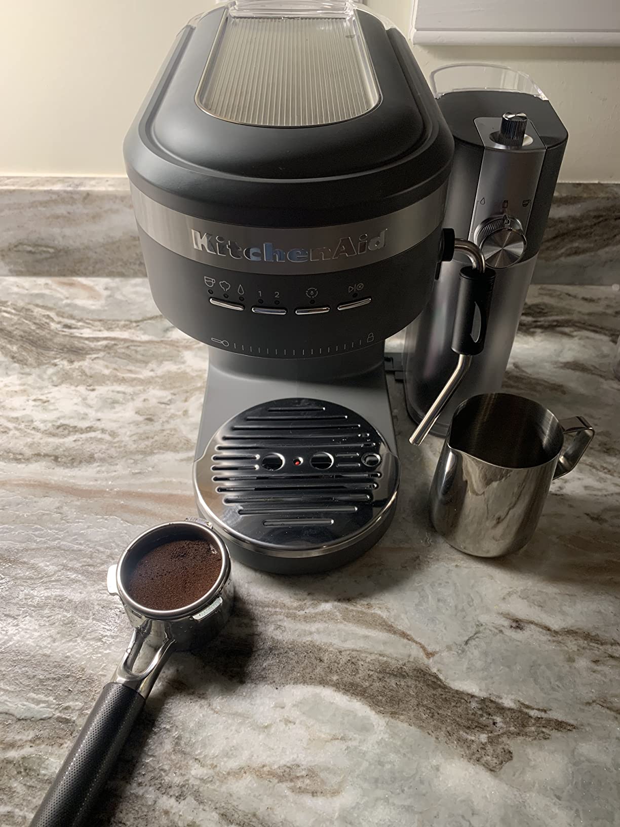 27/mo Finance KitchenAid Metal SemiAutomatic Espresso Machine