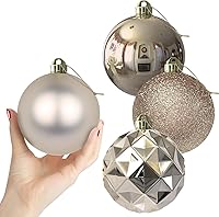 Vista 152 de GameXcel - Esferas navideñas grandes y ornamentos colgantes para árbol de Navidad que no se rompen