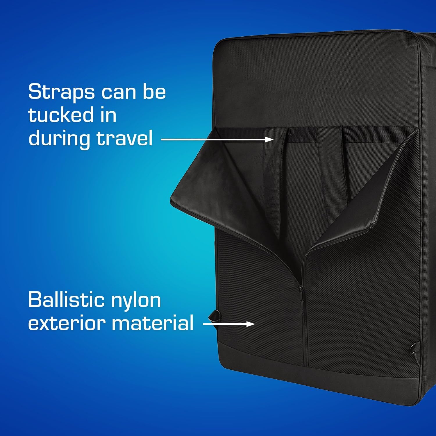 ANALOG CASES Case for Denon Prime 4+ / Pioneer DJ XDJ-RX3 - Custom-Fitted Padded SUSTAIN Travel Case with Backpack Straps