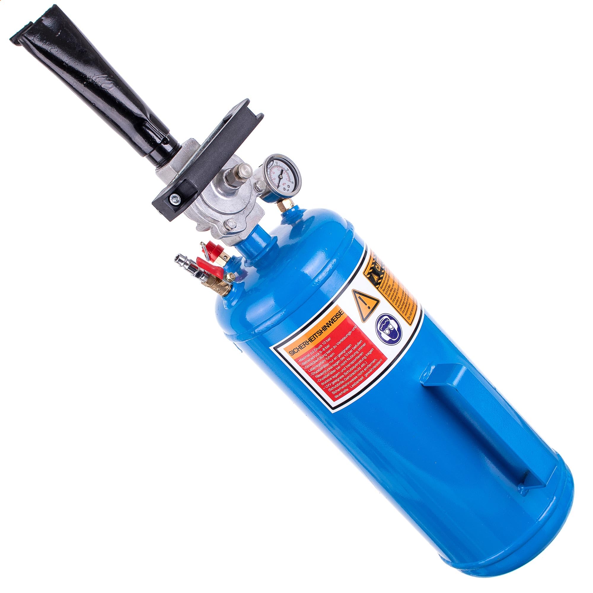 Technic Tire Inflator 8 litri - Pompa di gonfiaggio pneumatici 8 litri / 3,17 galloni -Pneumatico per strumento Air Blaster Booster - Resistente per professionisti - Compressore d'aria
