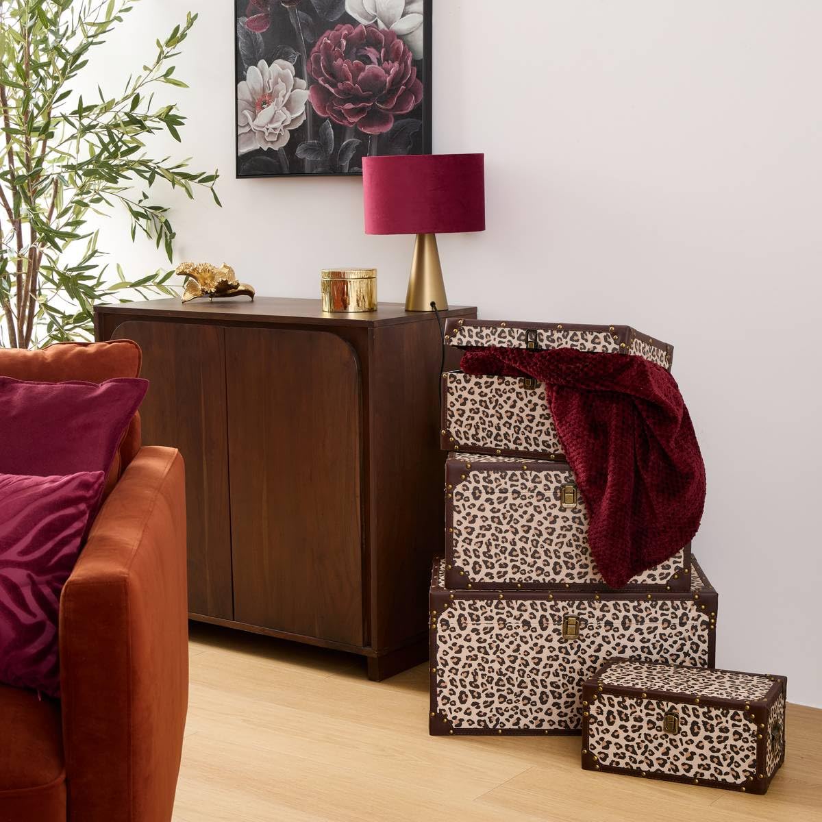Atmosphera - Malles telna marron 56x29cm