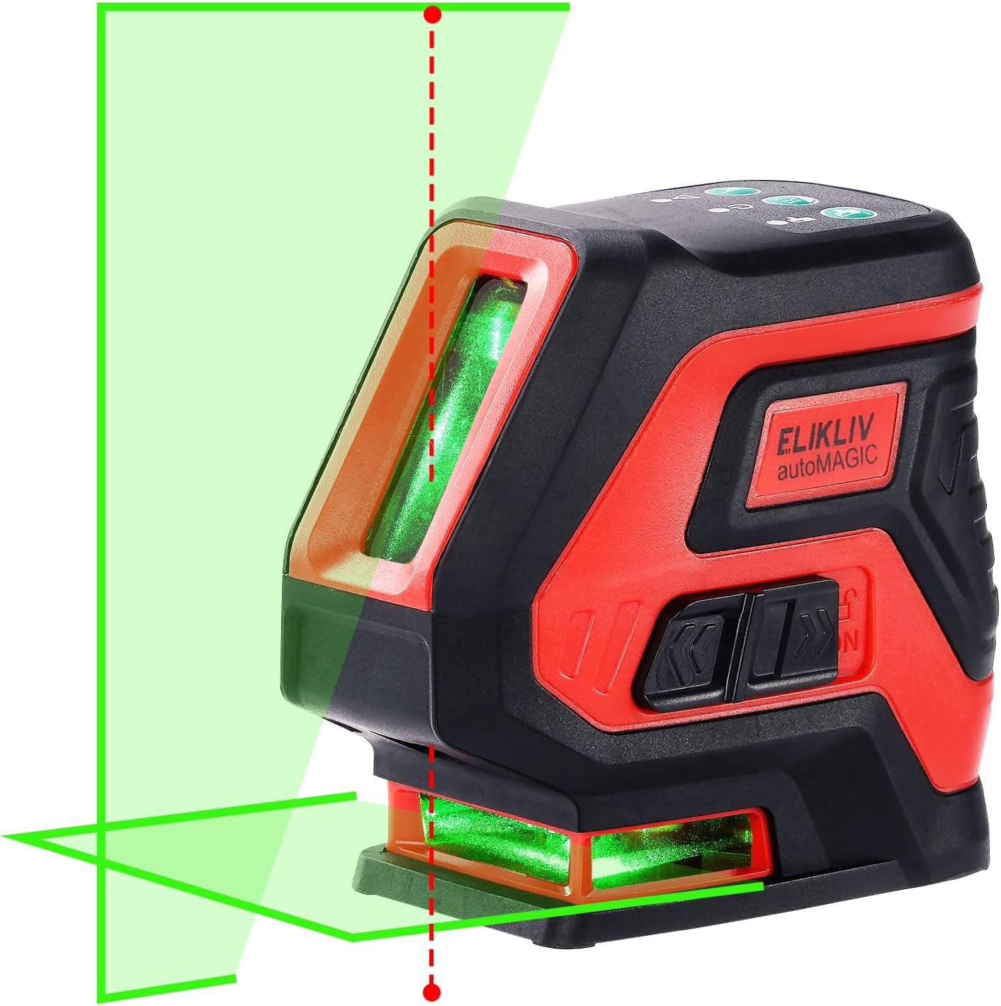 Laser Level, Elikliv Self Leveling Laser Level with 2 Plumb Dots Laser