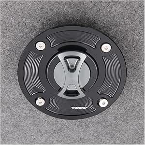 Couvercle Bouchon Réservoir Carburant Moto Suzuki SV650S 1999-2002 - Aluminium - Remplacement Direct - 6