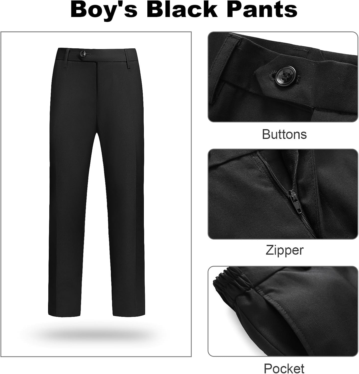 Lamgool Boys Velvet Suit Double Breasted Slim Fit 4 Piece Formal Tuxedo Peak Lapel Kids Outfits Wedding Set