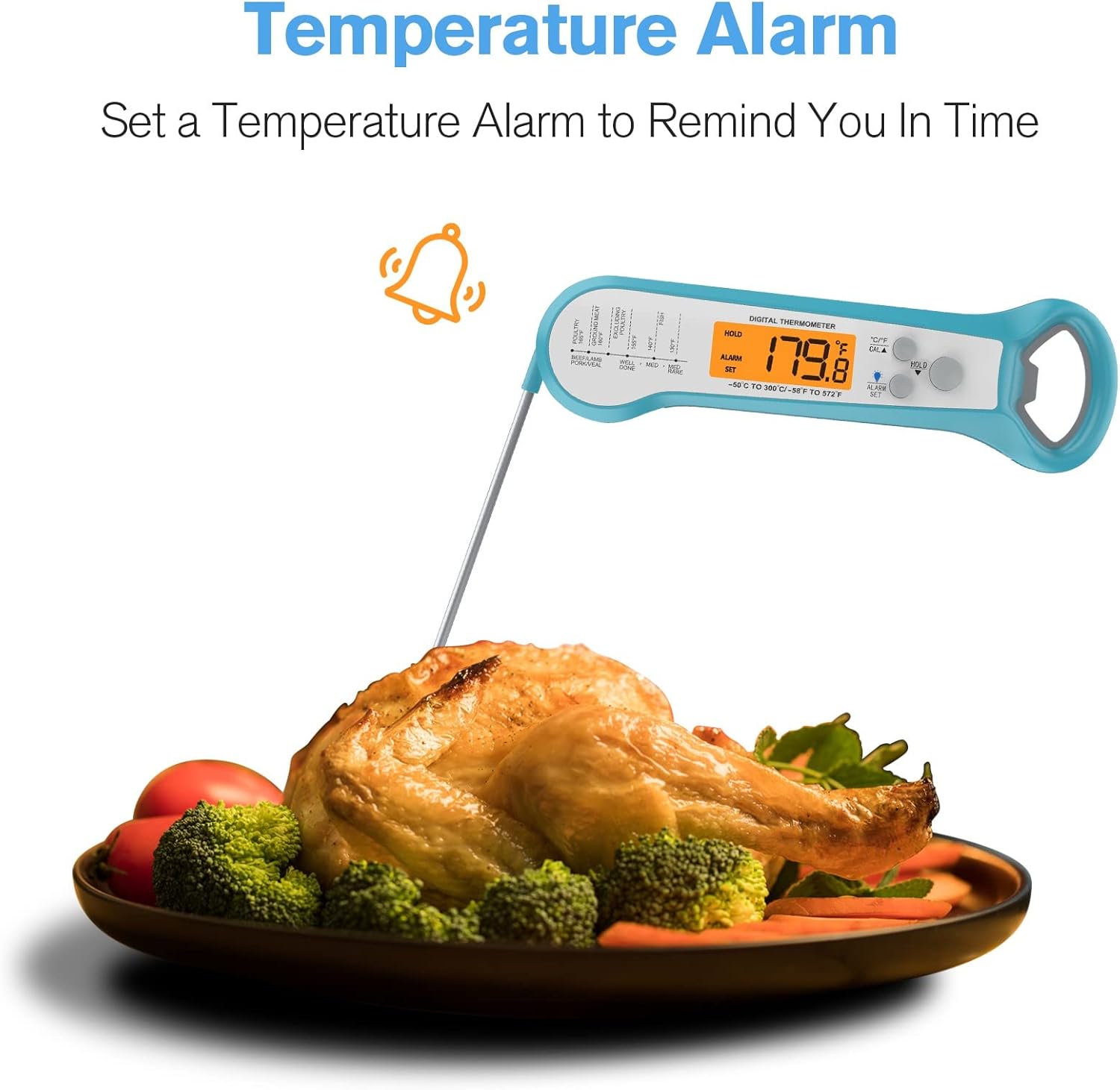 Review MOCREO Digital Meat Thermometer with Probe, Backlight Waterproof