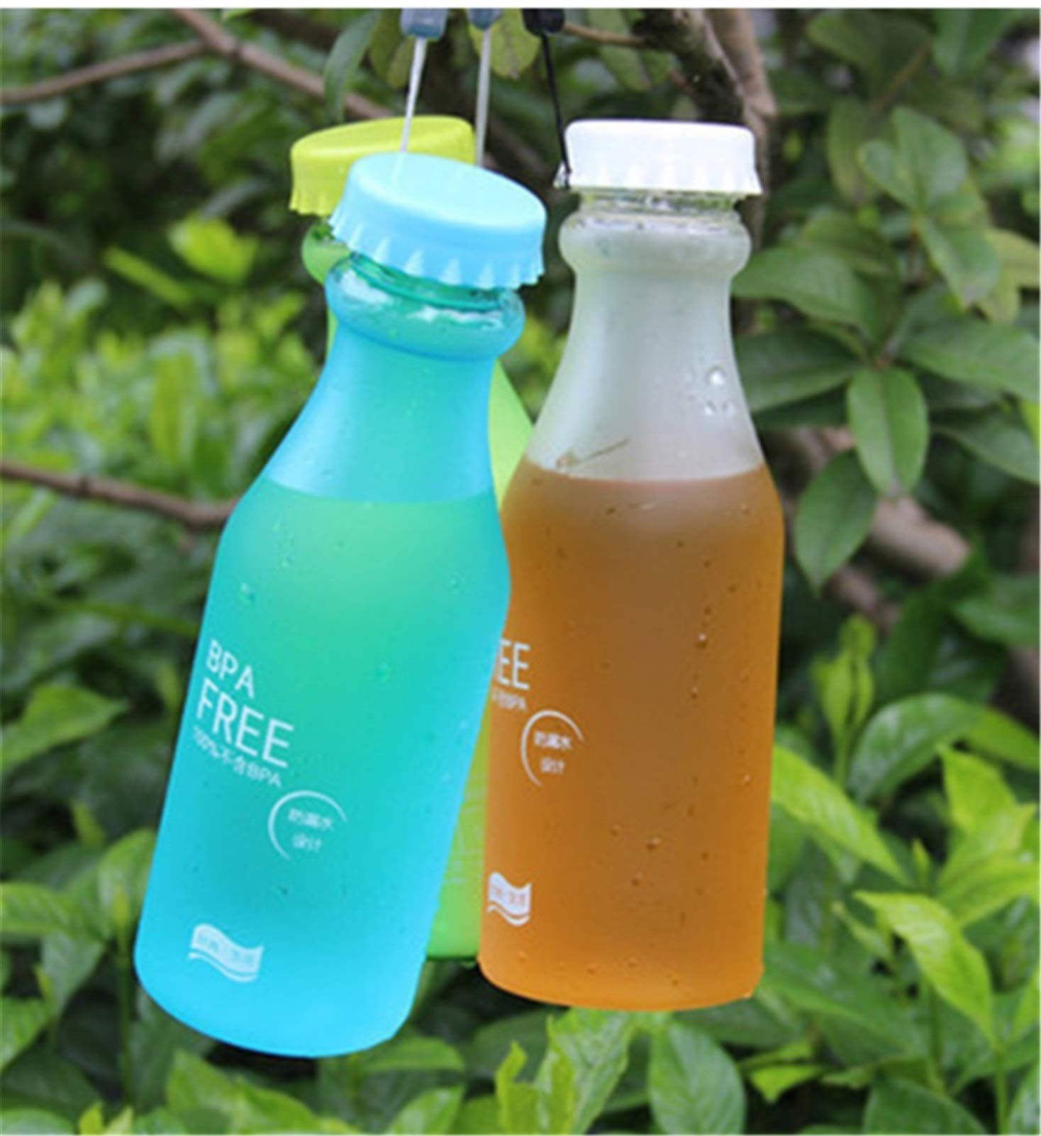 550 ml Bonbonfarbene BPA-freie Wasserflaschen Auslaufsicherer Trinkbecher Wasserkocher Outdoor-Sportwasserflasche Für TRunning Camping