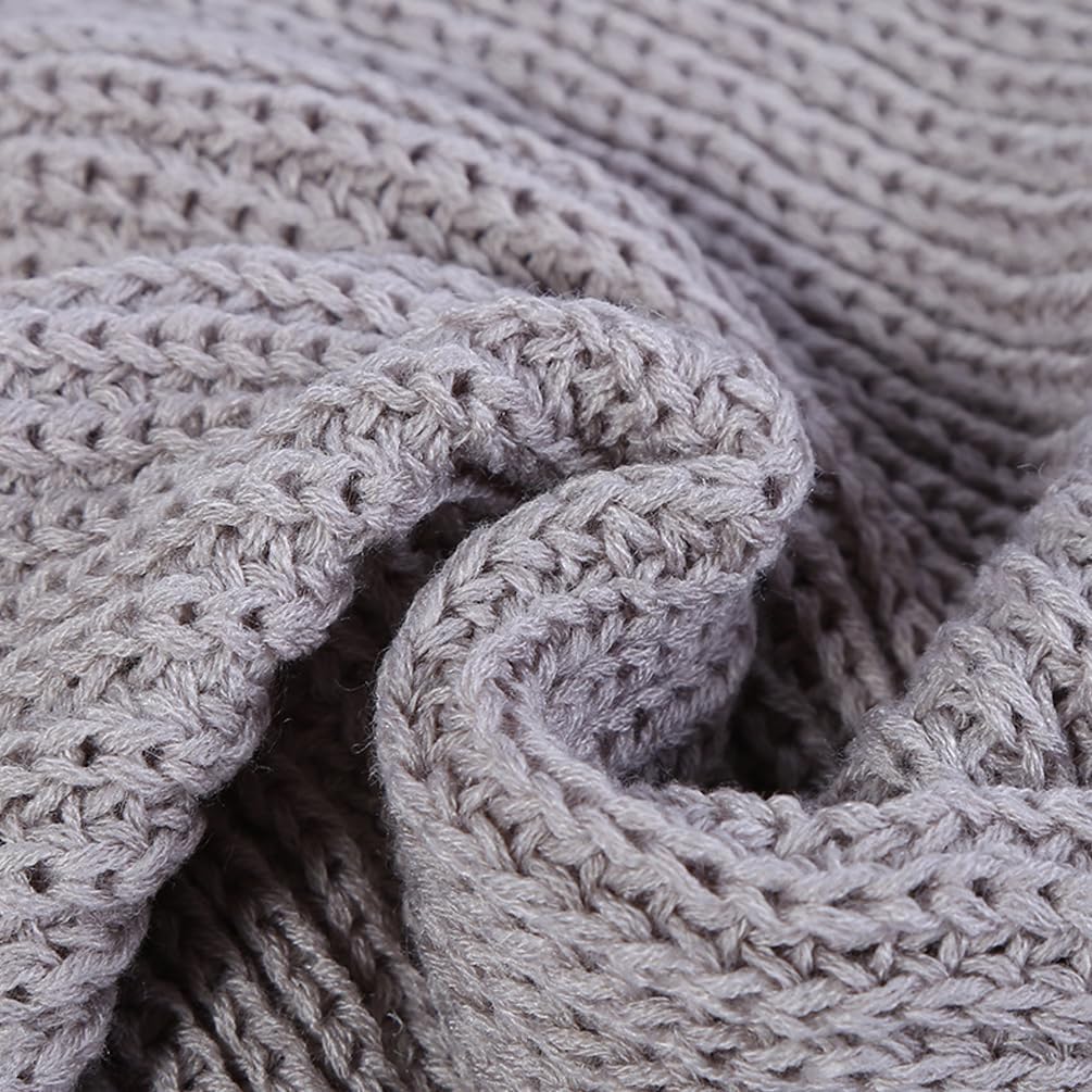 Unisex Winter Warm Thick Knit Scarf Lightweight Ultra Soft Long Scarf Shawl Wrap