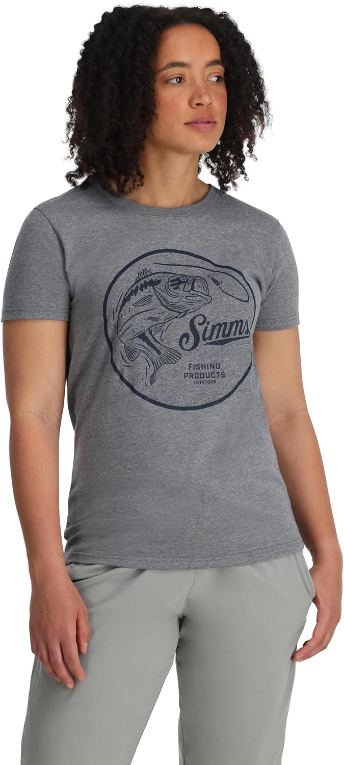 Simms Women's W’s Nostalgic Bass T-Shirt