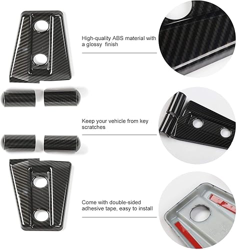 Vista 105 de JeCar - Bisagra para puerta, accesorios exteriores para Jeep Wrangler