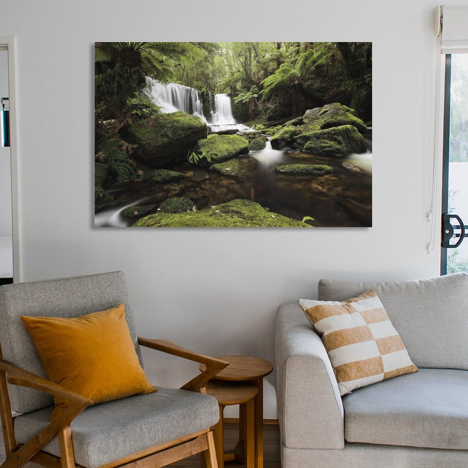 額装写真 アートパネル アートフォト 自然風景 インテリア Amazon.co.jp: 森木 渓流自然風景 ポスター 風景画HD ホーム装飾