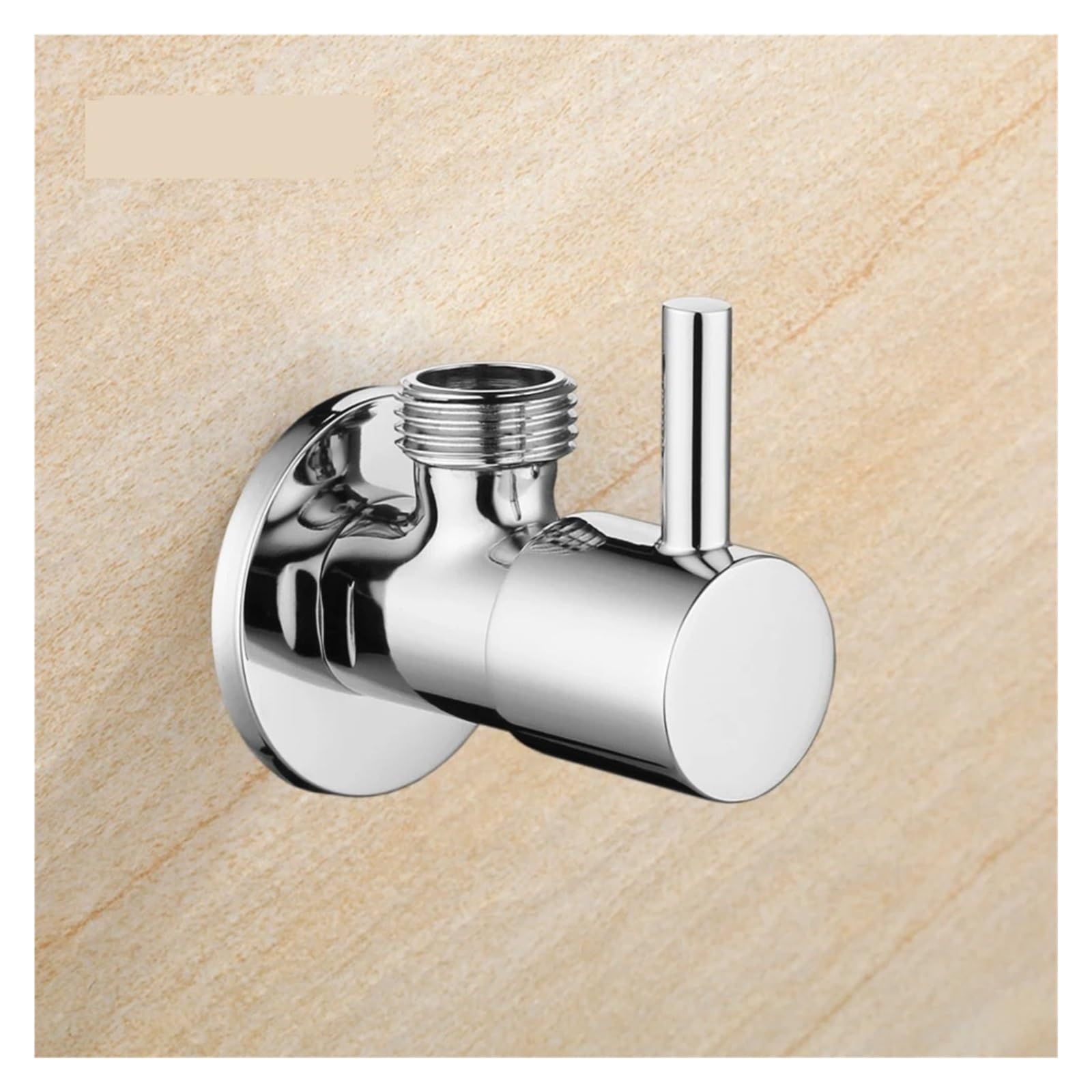 Vanne de contrôle de l'eau, vanne d'angle de Robinet, inverseur en Laiton, vanne de Toilette, Accessoires de Cuisine, en Laiton Massif chromé