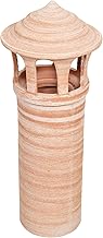 100% Handmade in Italy Terracotta Chimney, Diameter 29 cm, Height 72 cm, Tuscan Clay Antifreeze, Country Furniture, Shabby