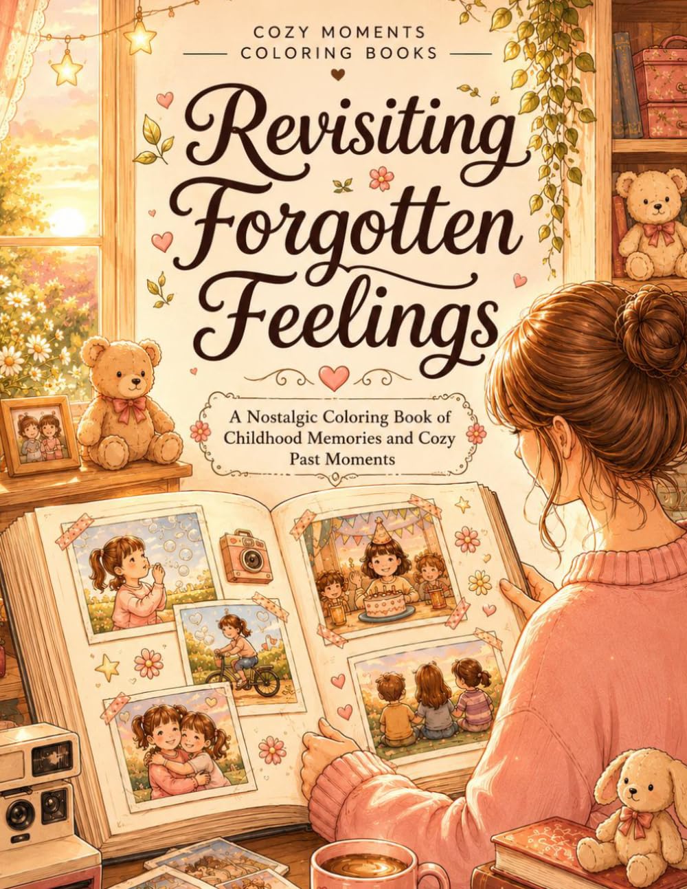 When We Were Little: A Cozy Childhood Memories Coloring Book for Stress Relief, Nostalgia, and Emotional Healing (Gentle Coloring Book)