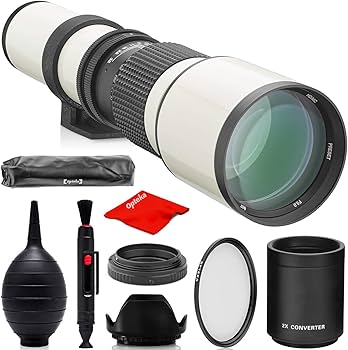 Amazon.co.jp: Opteka 500mm/1000mm f/8 マニュアル望遠レンズ Nikon F Amazon.co.jp: Opteka 500mm/1000mm f/8 マニュアル望遠レンズ Nikon F
