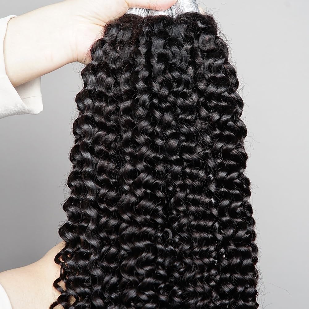 Haare für Braids Boho-Haar for Flechten, 25,4–71,1 cm, 1 Bündel, Jerry-Curly-Haarverlängerungen aus menschlichem Haar, ohne Schuss Haare für Flechten(10inches)