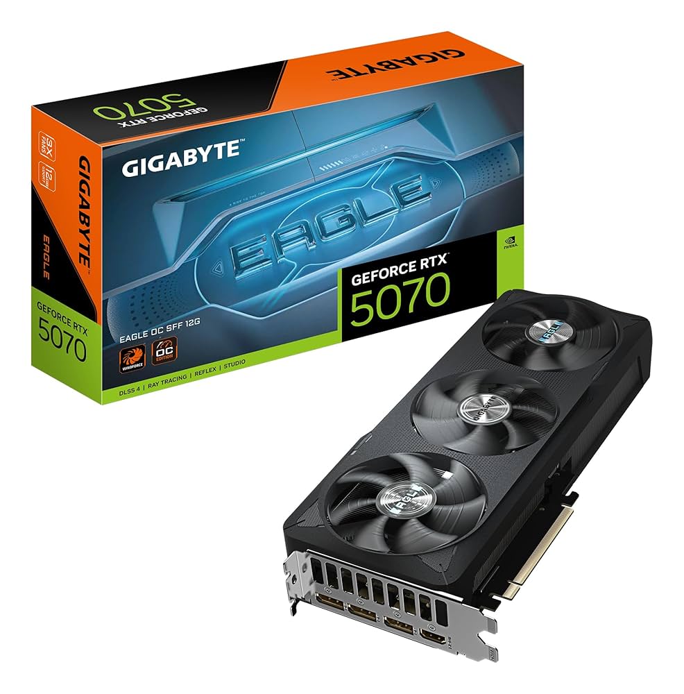 GIGABYTE NVIDIA Geforce RTX5070 搭載 Gigabyte GeForce RTX 5070 Eagle OC SFF 12G karta graficzna