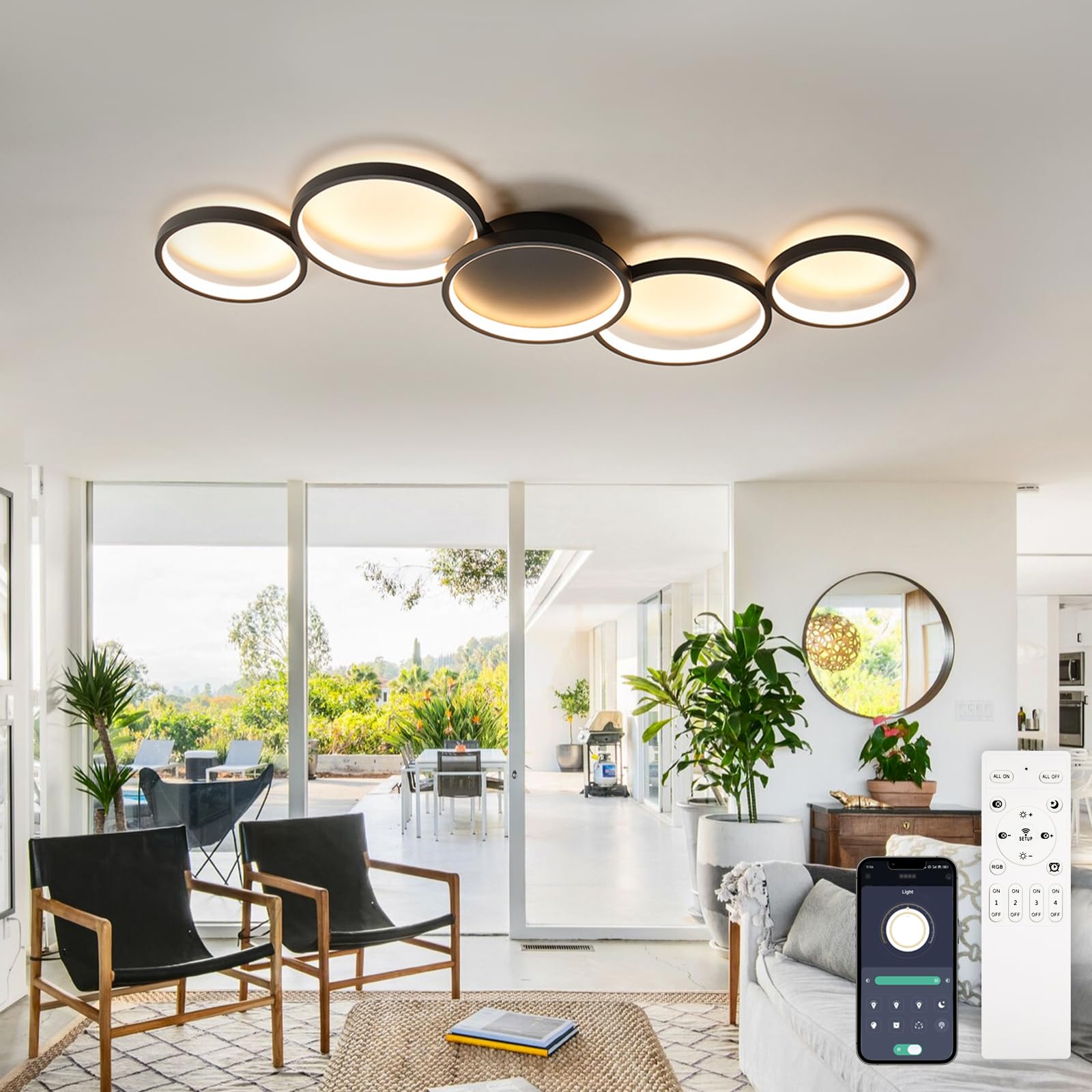 Lampada per sala da pranzo a LED dal design nordico • Illuminazione Italia