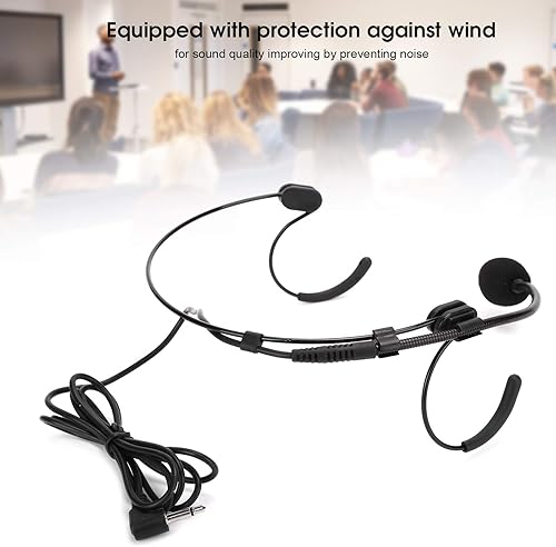 Miniatura 9 de Micrófono de enchufe de 0.138 in Micrófono para la cabeza Micrófono para altavoz inalámbrico Enseñanza megáfono Reunión Discurso