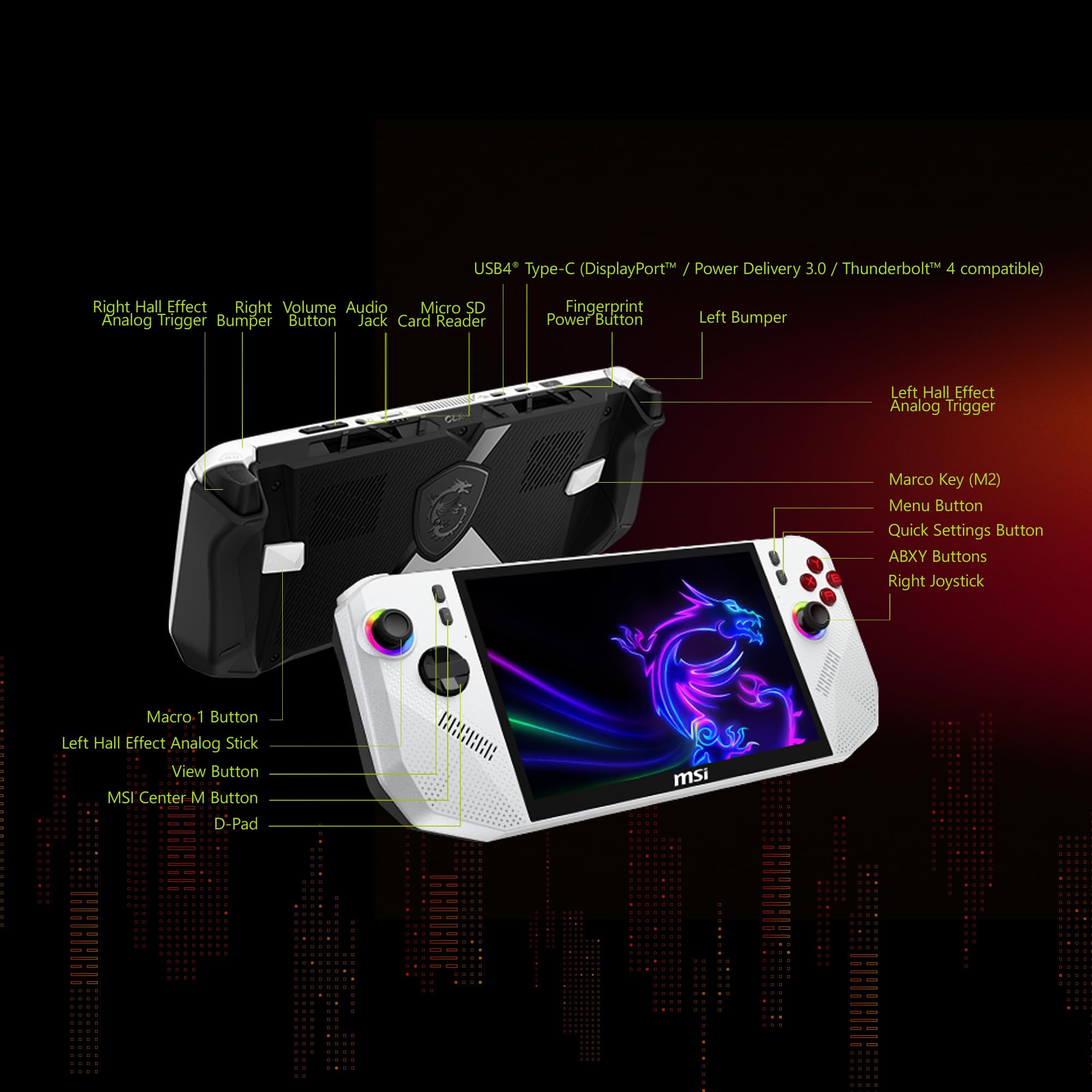 msi Claw A8 PC Gaming Handheld: AMD Ryzen Z2 Extreme, 8