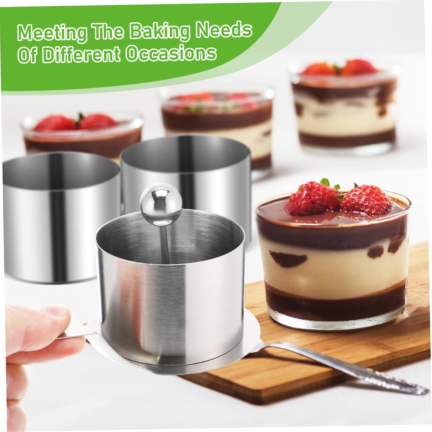 Stainless Steel Mousse Cake Mold Round Cake Ring Baking Molds for Cooking Baking Accessories
