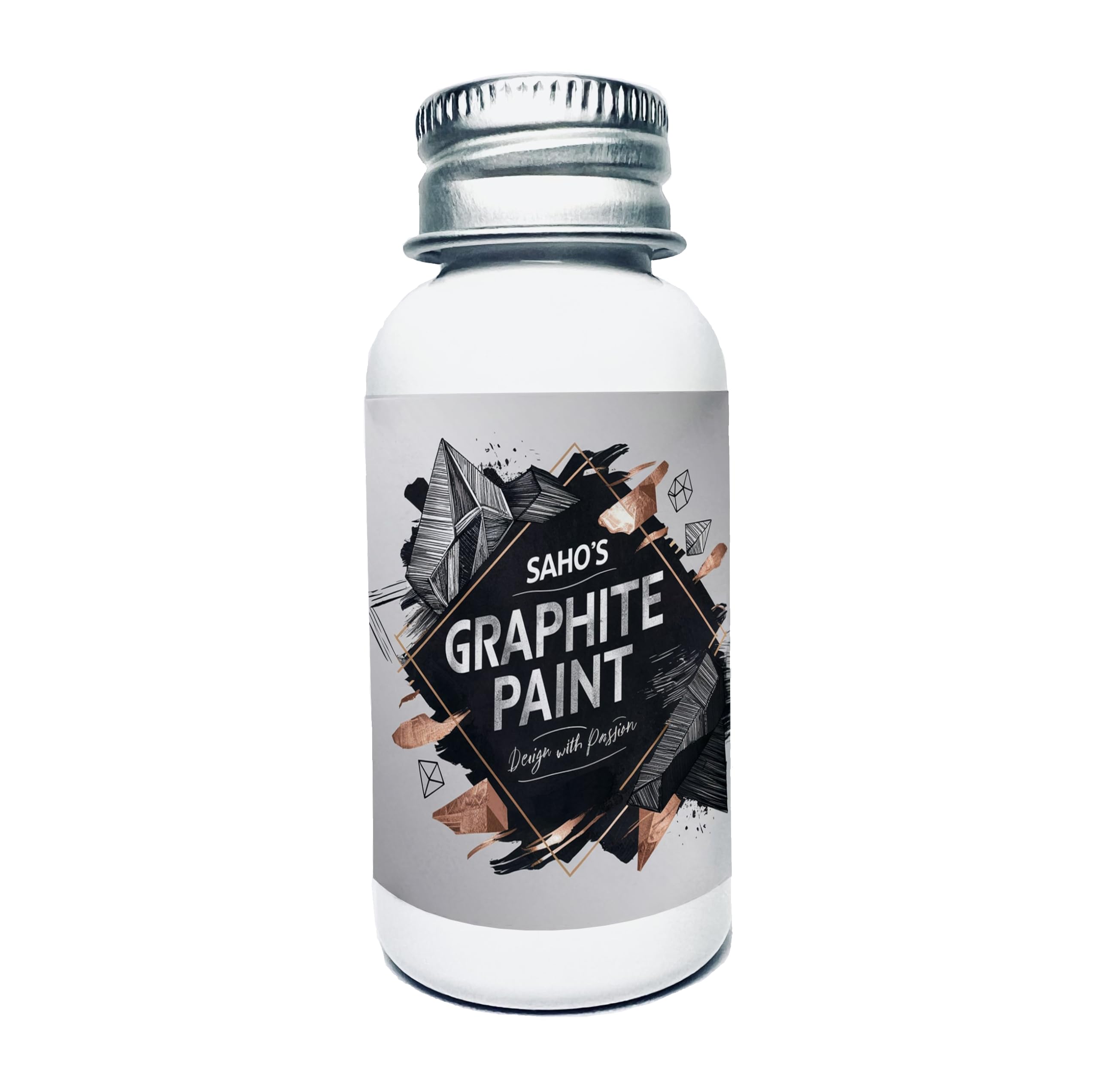 Saho's Graphite Conductive Paint for Electroforming and Electroplating 1oz/30ml