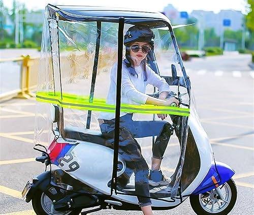 Aimery Cubierta impermeable para bicicleta eléctrica, toldo de scooter de movilidad, paraguas de coche eléctrico, parasol universal para
