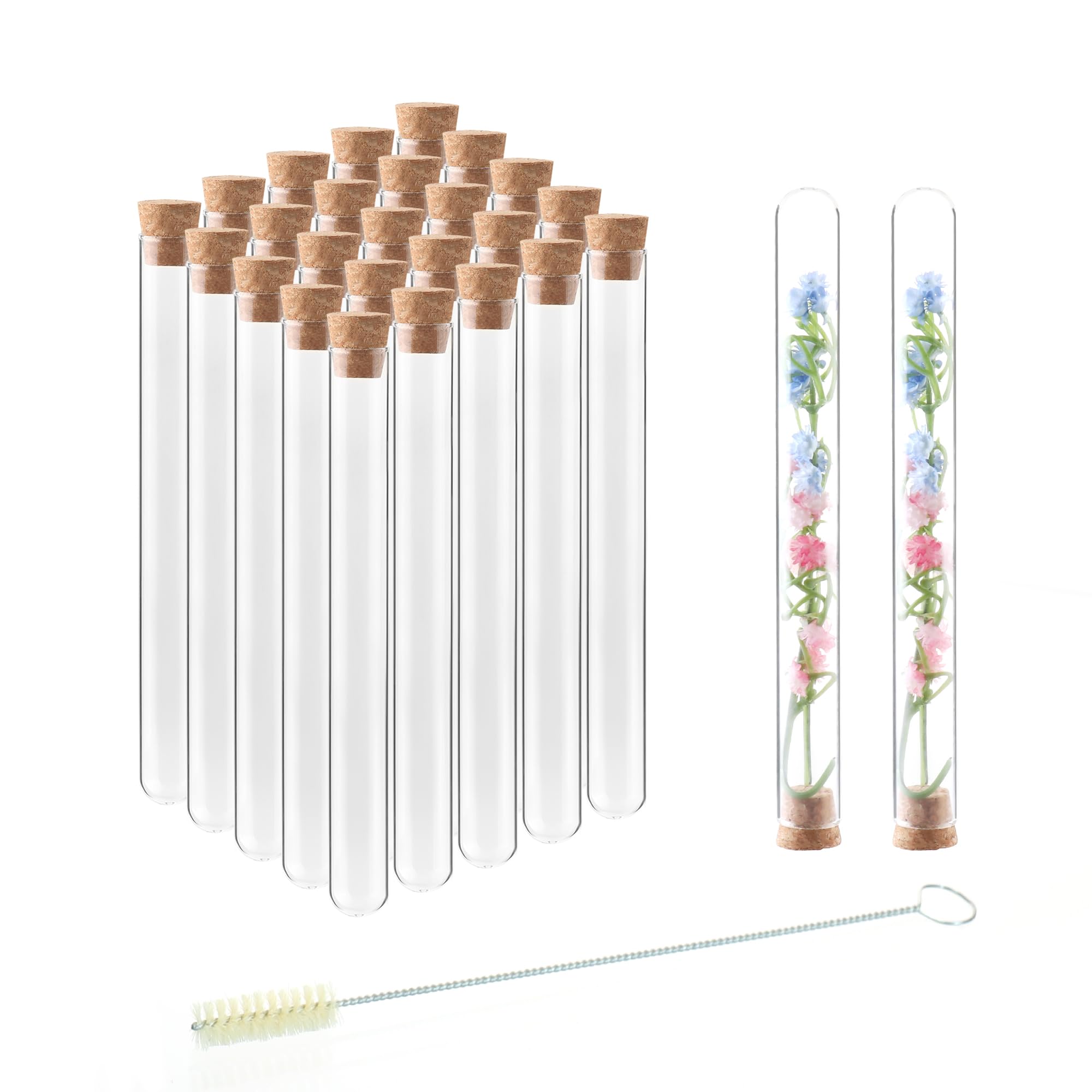Plain Glass Test Tubes - 50 Pack | 20ml -11