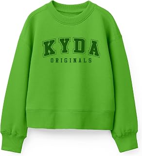 KYDA KIDS® 100% Pure Cotton Premium Printed Sweatshirt for Boys & Girls – Round Neck, Full Sleeve, Warm & Breathable Casua... Price In India