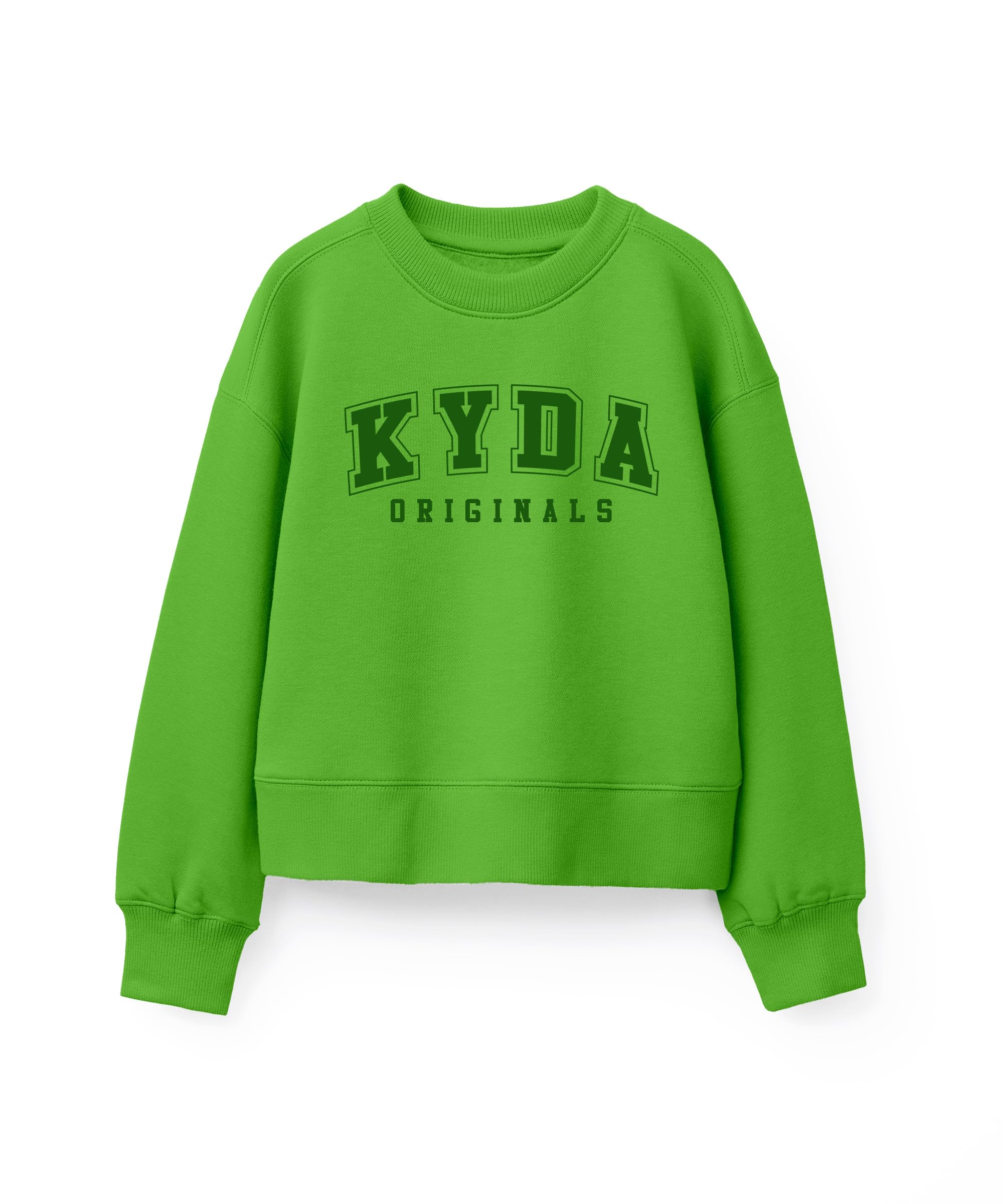 KYDA KIDS® 100% Pure Cotton Premium Solid Sweatshirt for Boys & Girls – Round Neck, Full Sleeve, Warm & Breathable Casual Pullover (Pack of 1)-image-43