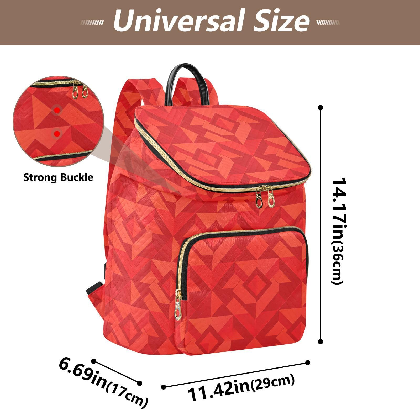 Zaino elegante da donna, 15 l, resistente, leggero