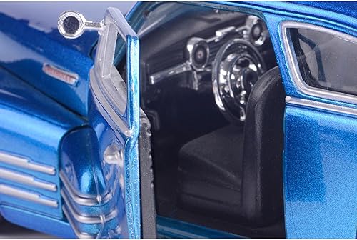 Miniatura 5 de Motormax 1948 Chevy Aerosedan Fleetline Hard Top 1/24 Scale Diecast Model Car Model Blue