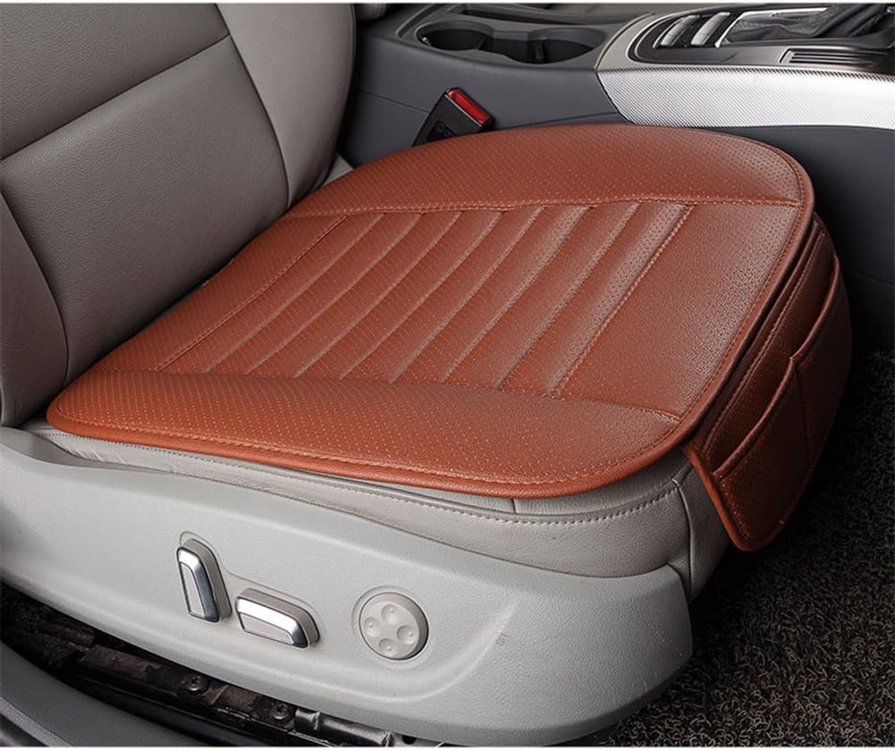 ELEOPTION® Bamboo Charcoal Car Seat Covers Breathable Car Interior Seat Cushion Comfortable Pad Mat Protector