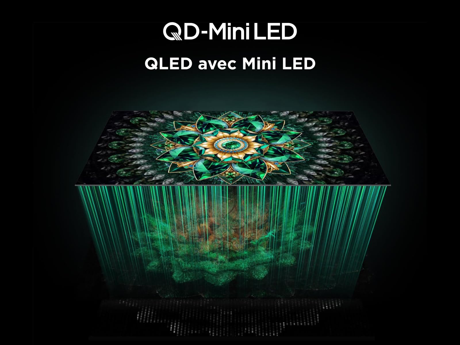 TCL Téléviseur 50Q7C 50 Pouces QD-Mini LED, 4K HDR Premium 2000, Smart TV optimisé par Google TV (Dolby Vision IQ & Atmos, Dalle HVA, Motion Clarity Pro 144 Hz, Game Master, Apple AirPlay 2 et Alexa)
