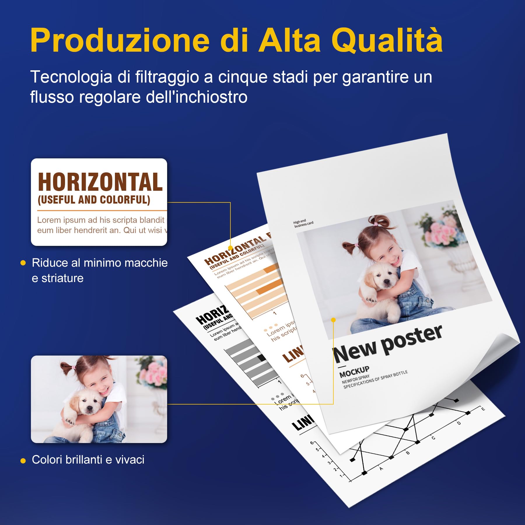 ColorKing Cartucce Compatibili con Epson XP 2200 con Expression Home XP-4200 XP-3200 XP-2205 XP-3205 XP-4205 Workforce WF-2930 WF-2910 WF-2935 WF-2950 (4 Nero, 2 Ciano, 2 Magenta, 2 Giallo)