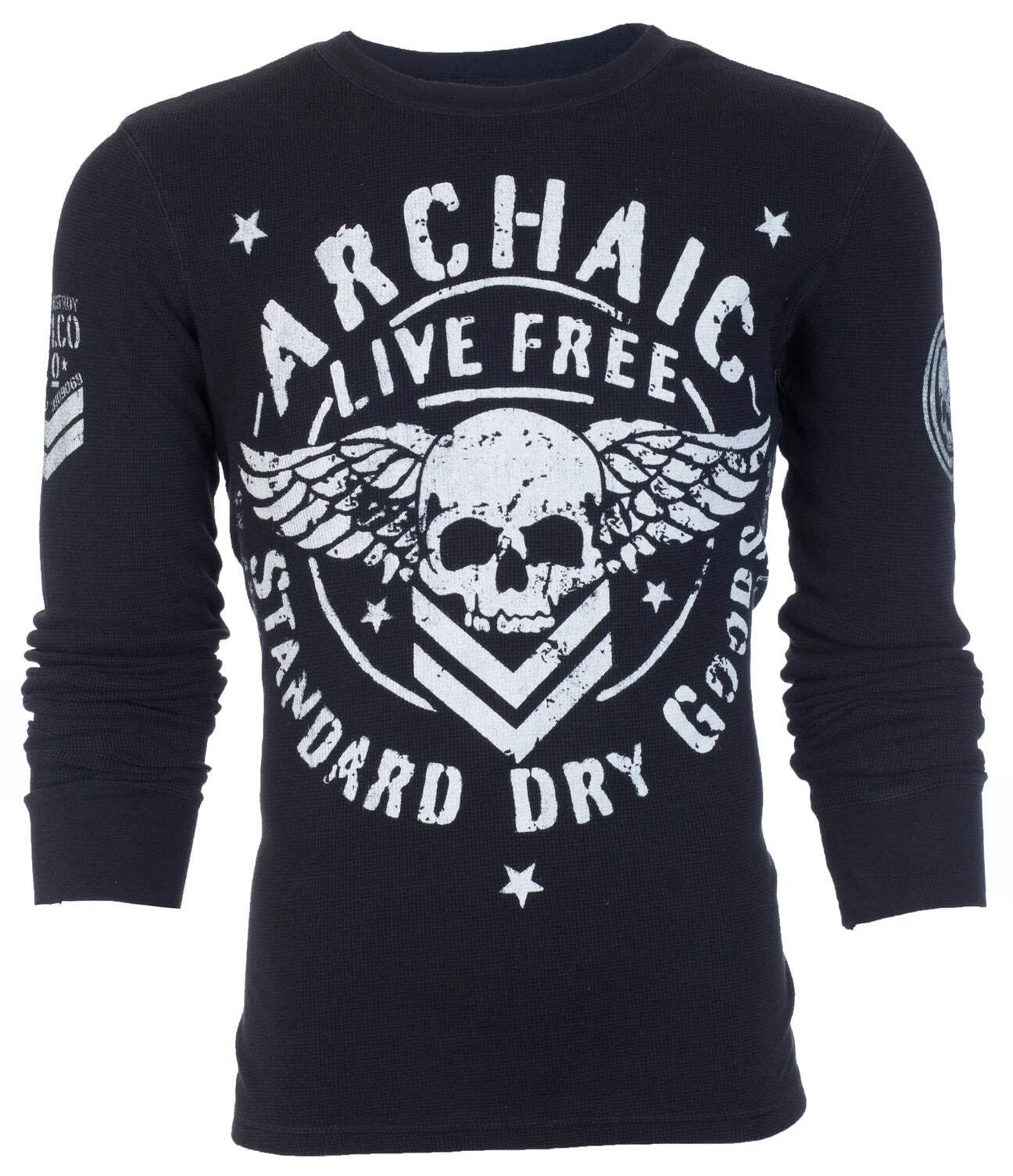 Archaic by Affliction Herren Langarm Thermohemd Strong Crest