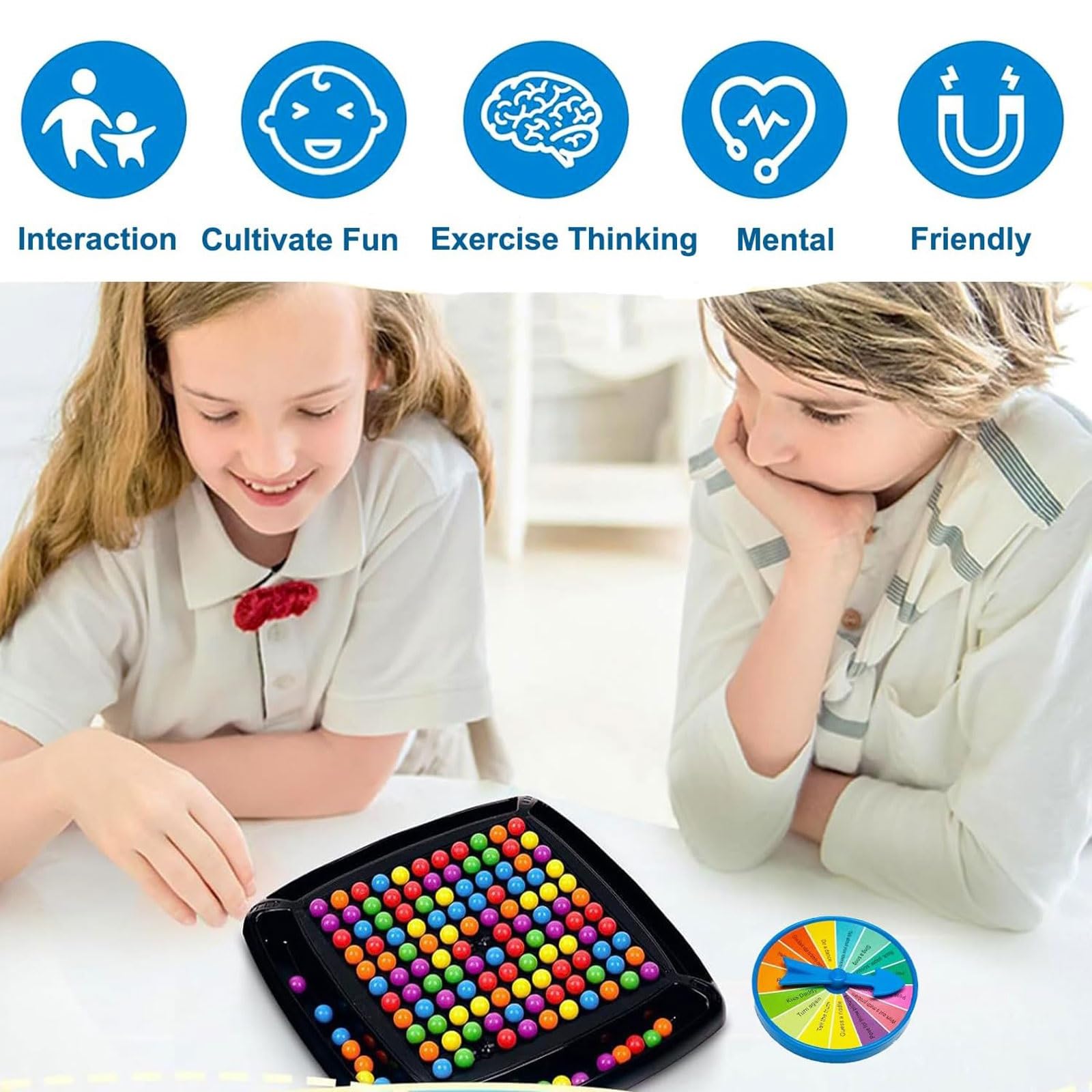 Tablero de ajedrez Intelectual Dual Duel Fun Table Top Ajedrez