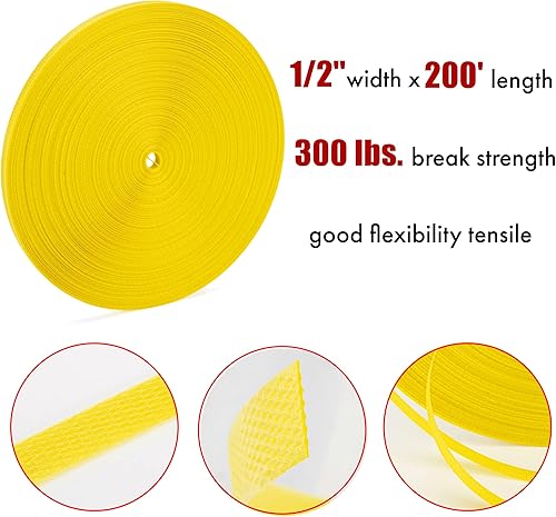 Miniatura 4 de Tensor de flejado de polietileno y cortador Herramientas de bandas manuales Molinete para kit de correa de poliproplyn de poliéster de 12" -34" de