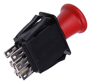 Amazon.com : 8 Terminals 10 AMP Clutch PTO Switch Compatible