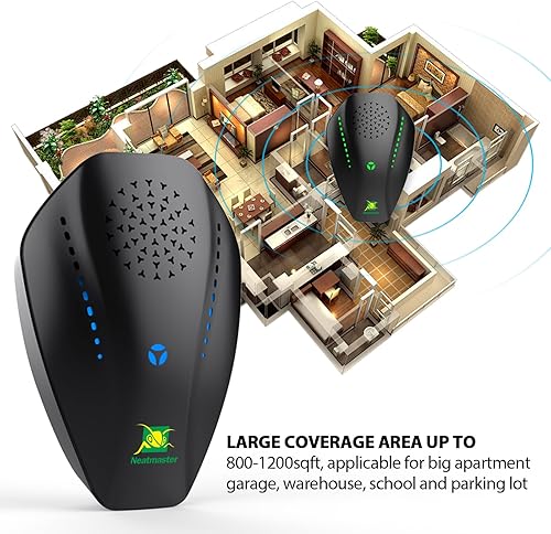 Miniatura 6 de Repelente ultrasónico de plagas, repelente electrónico de plagas, enchufe ultrasónico para cucarachas, mosquitos, ratones, arañas, hormigas, pulgas,