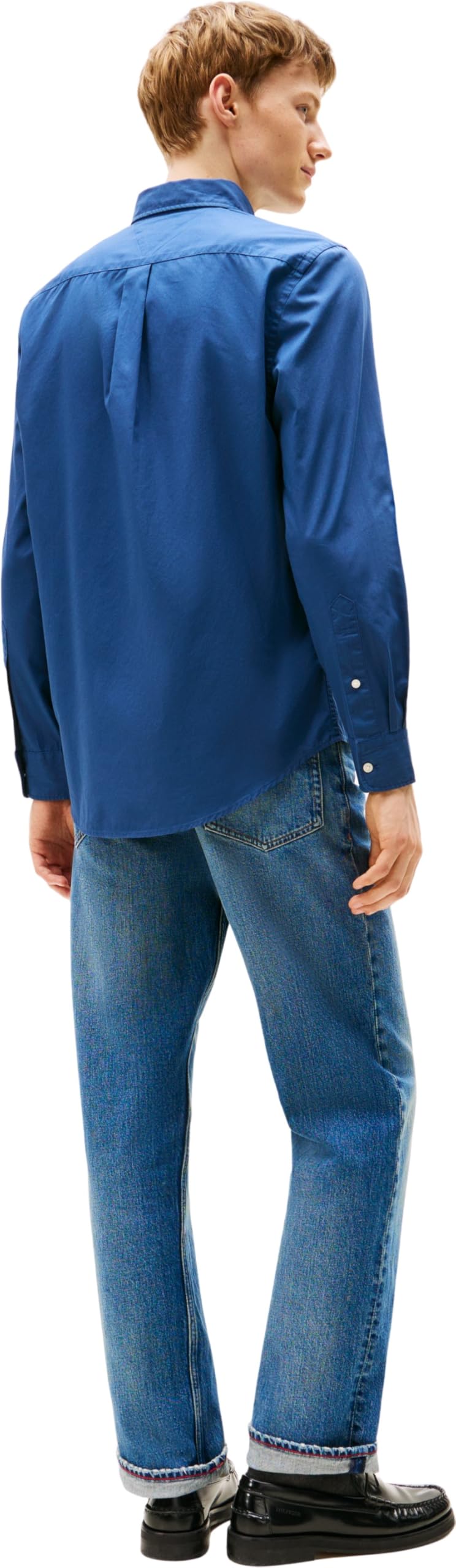 Tommy Hilfiger Herren Hemd Flex Poplin Solid Regular Fit