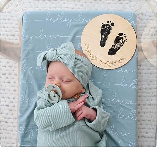 Miniatura 8 de Letrero de anuncio de madera para bebé, 5.9 pulgadas, letrero de anuncio de nacimiento, letrero de anuncio de nombre de bebé para Hopspital Photo