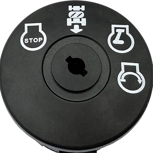 Miniatura 7 de Interruptor de encendido de tractor para cortacésped con 4 posiciones y 7 terminales compatible con AYP, Husqvarna, Craftsman, MPN, Delta, Poulan,