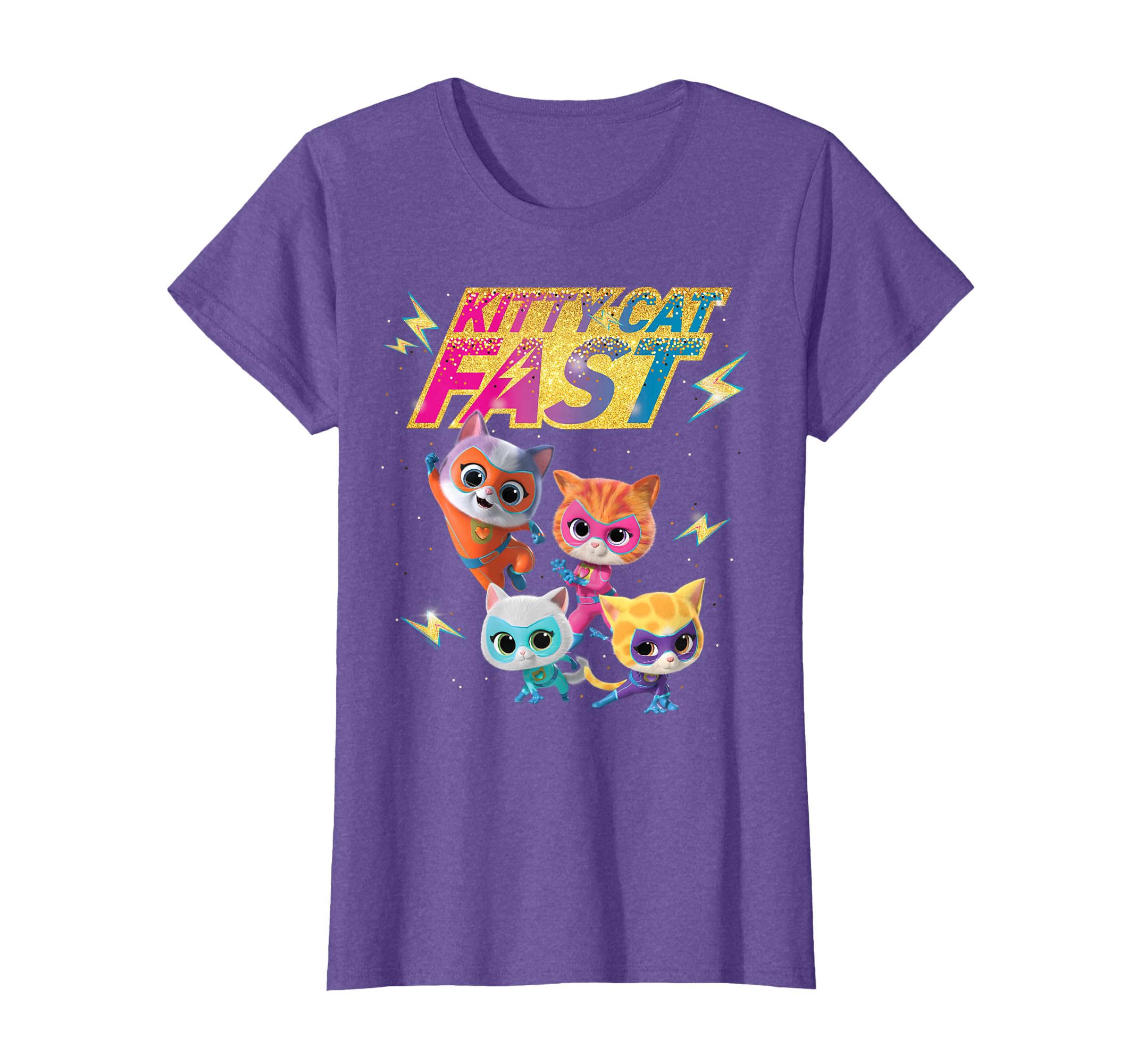 Disney Junior SuperKitties Full Team Kitty Cat Fast T-Shirt