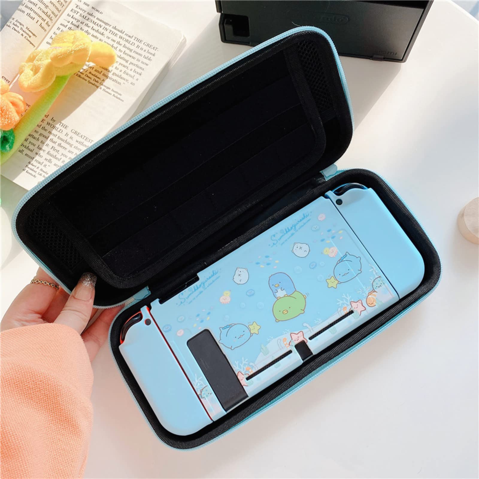Nintendo Switch本体256GBSDカードカバー保護ケース付き
