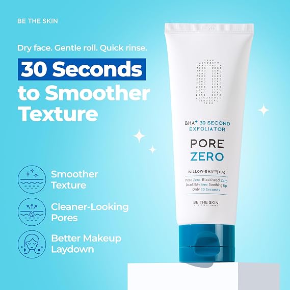 BE THE SKIN BHA 30-Second Gommage Peeling Gel Face Exfoliator, 3.38 fl oz