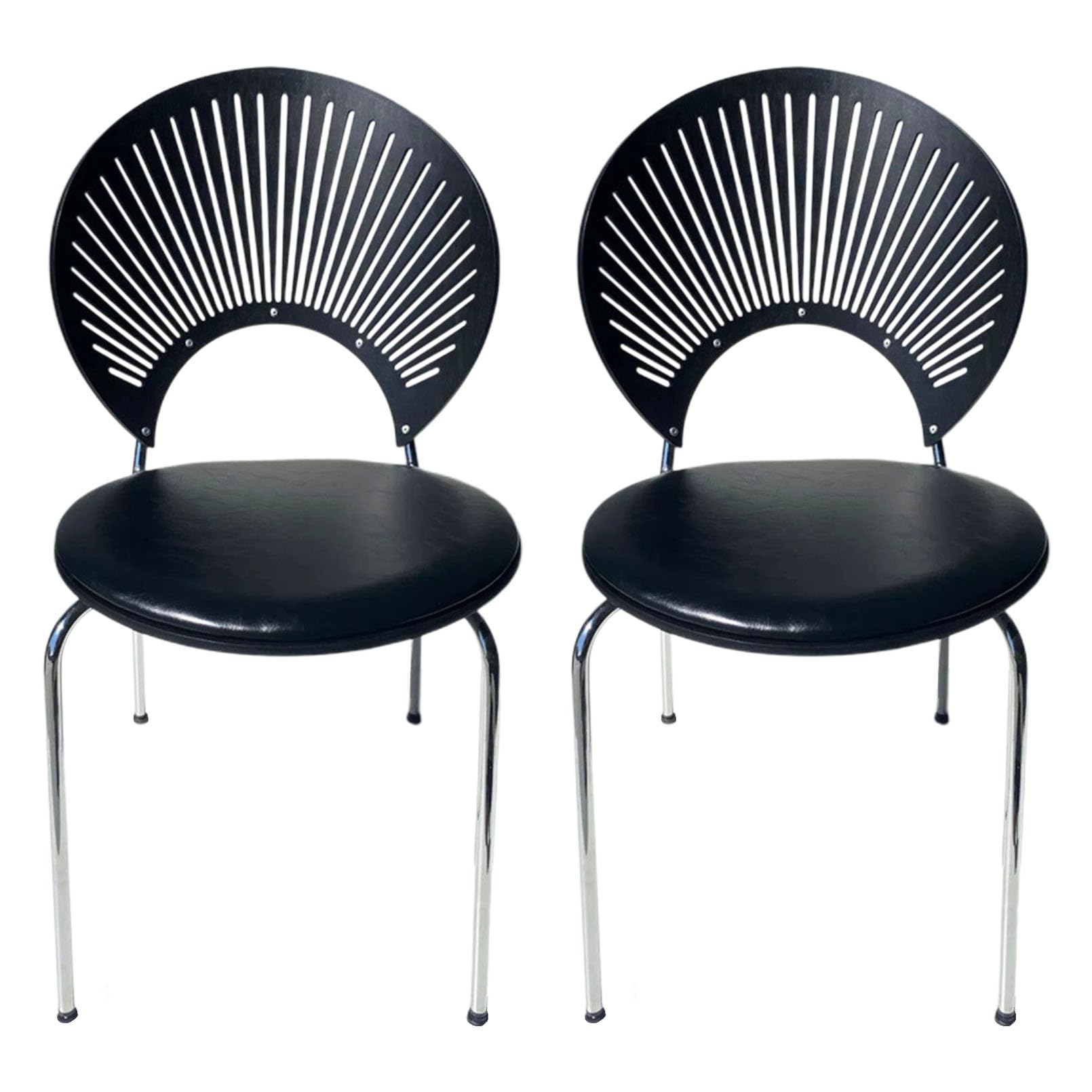 Chaises de salle à manger vintage confortables contre le mal de dos