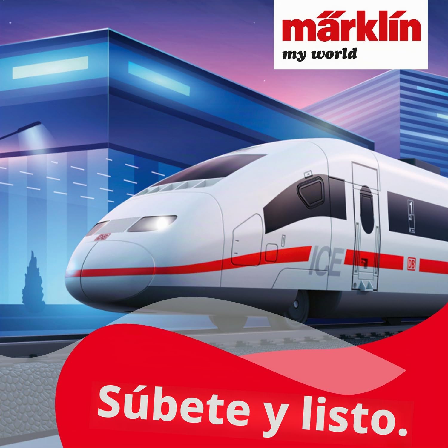 Märklin My World Ice 3 - Tren eléctrico de Alta Velocidad (63 cm, con Mando a Distancia a Partir de 3 años)